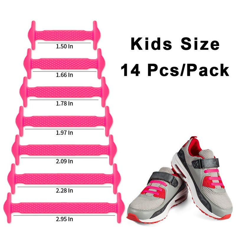 HOMAR No Tie Shoelaces for Kids and Adults Stretch Silicone Elastic No Tie Shoe Laces - Image 2